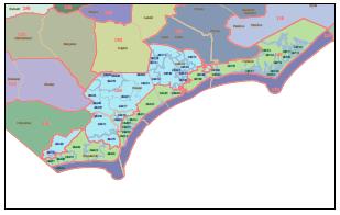Southern Beach and Coastal Area by Zip Code